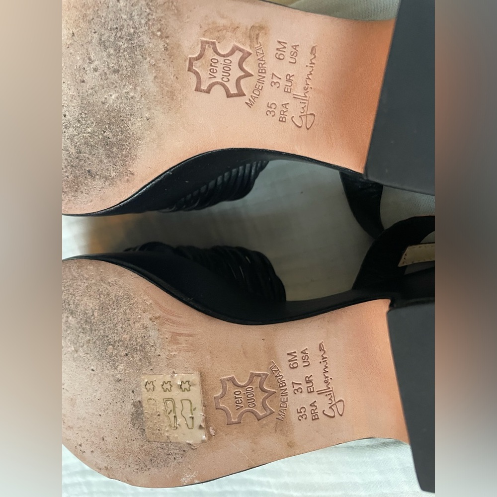 Black Platform Sandals - image 5